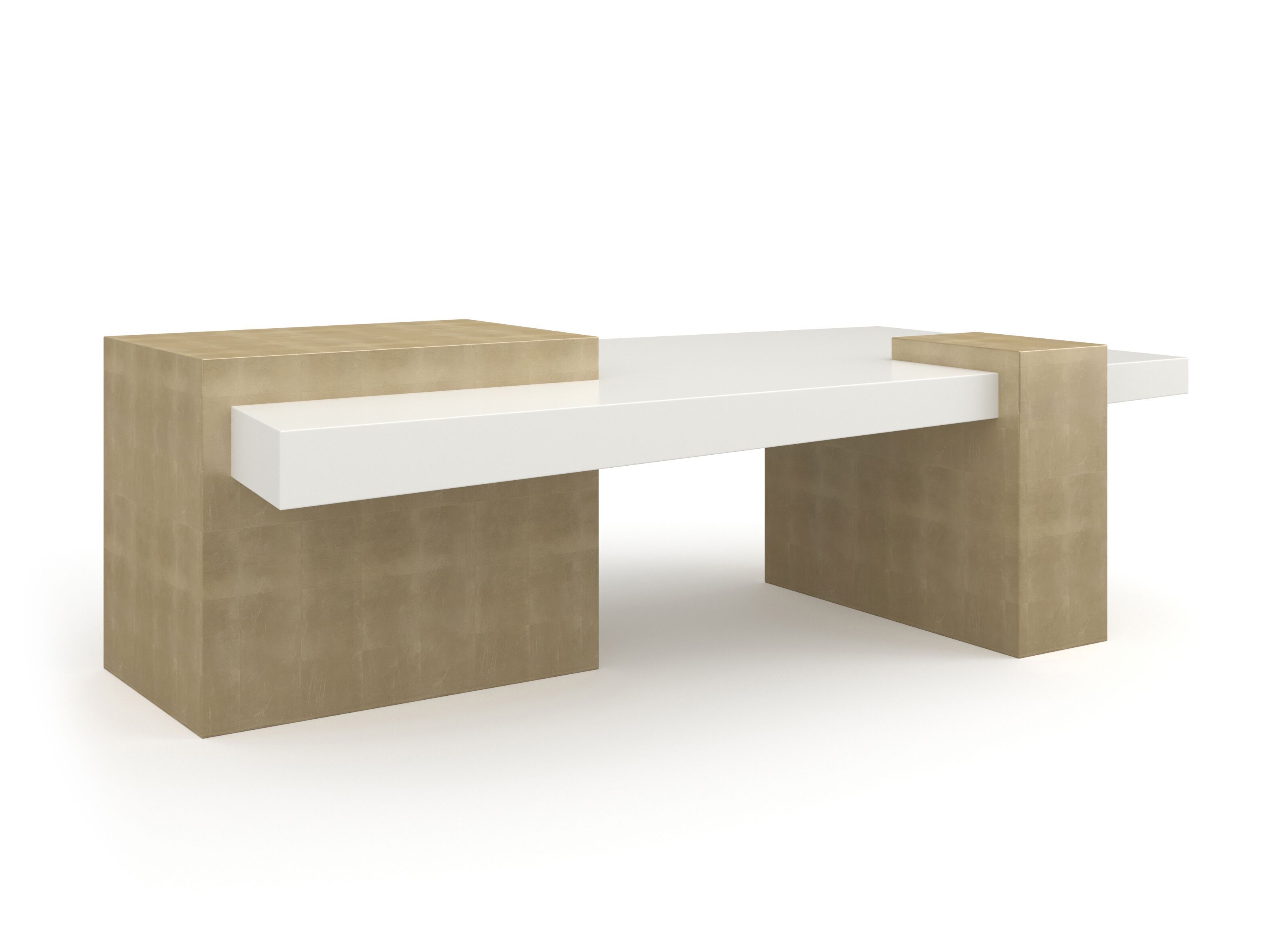 Прямоугольный деревянный журнальный столик Caracole FLOAT ARCH-00133591 - Вид №1