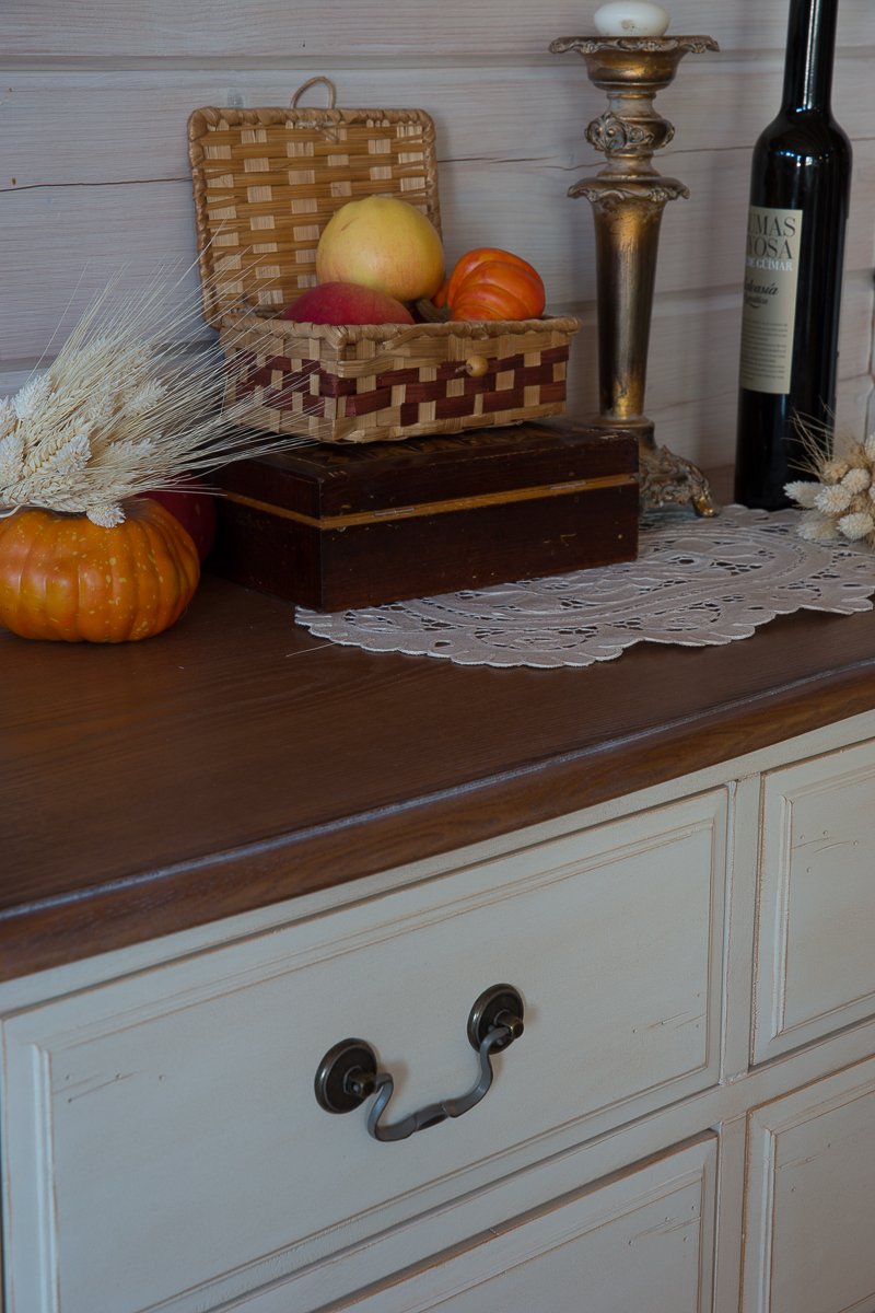 Консоль белая с 6 ящиками Mobilier de Maison ДОМАШНЯЯ ОБСТАНОВКА MOBILIER DE MAISON, ПОД СТАРИНУ 017242 Белый Santreyd  - Вид №5