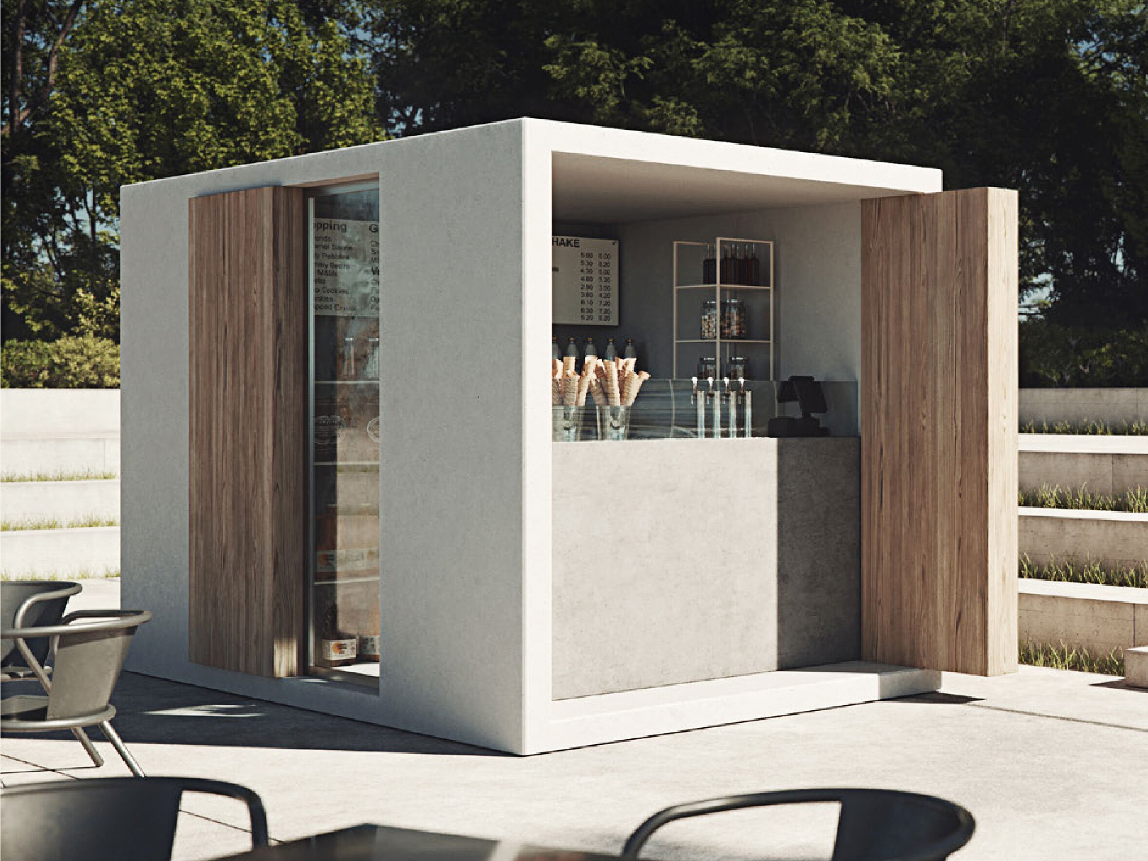 Сборная конструкция из армированного волокном бетона SIT CLUB ARCH-00149410