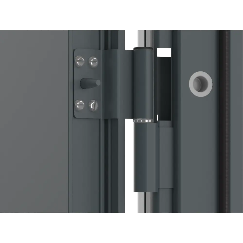 Дверь входная металлическая Эко 98x205 см левая антрацит DOORHAN STLM-2062114 - Вид №2