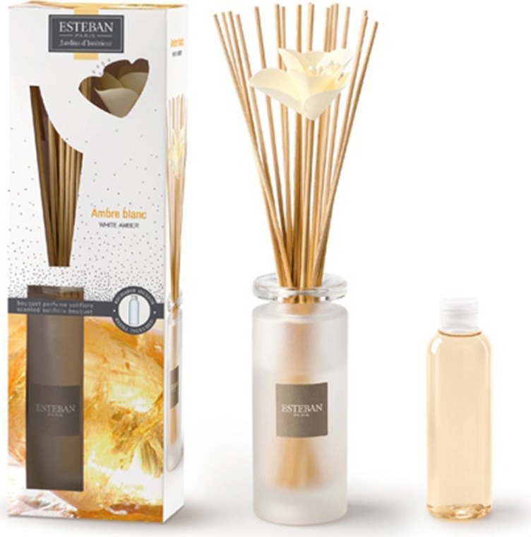 10609983 Esteban Деко букет с ароматом 75мл "Белая амбра" "Soliflore" Esteban Стекло 