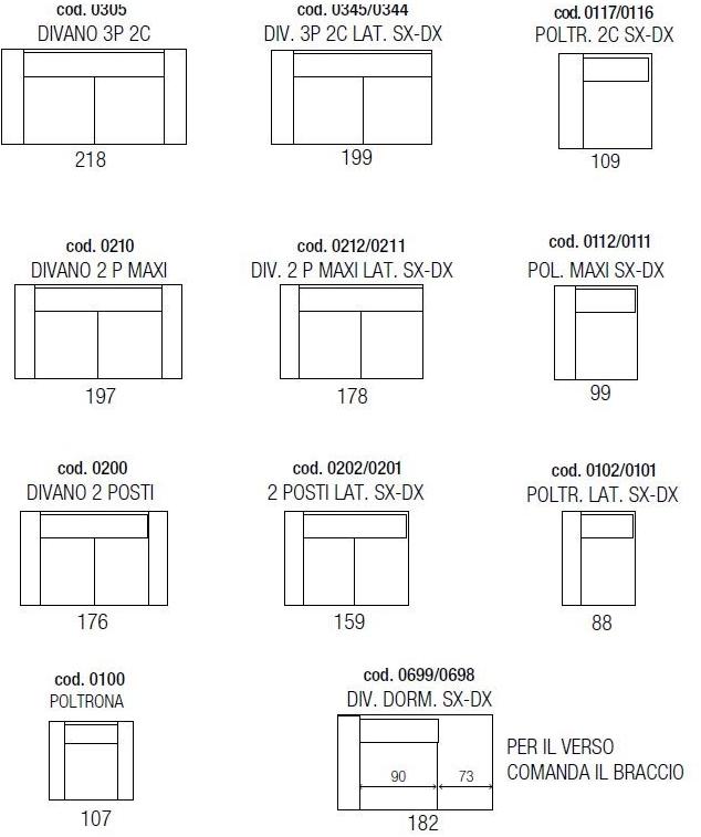 Egoitaliano Модульный диван с регулируемой кожаной спинкой sun-id-1427032 - Вид №2