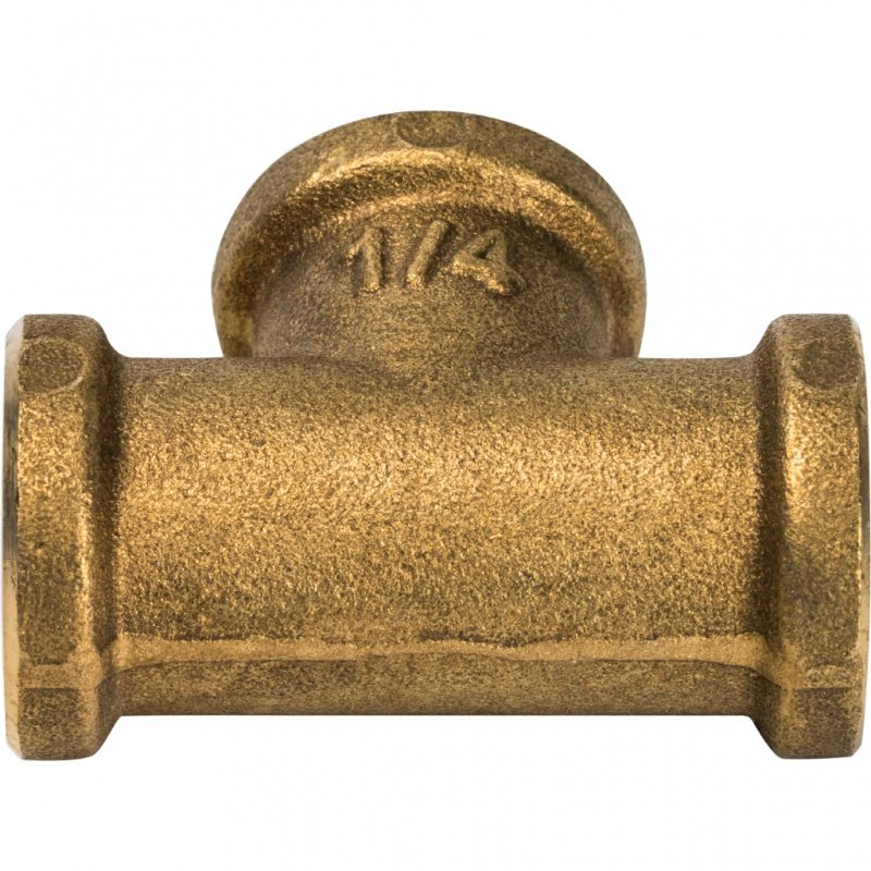 Тройник ВР 1/4" латунь STOUT SFT0019000014 - Вид №1