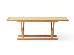 Деревянный прямоугольный складной журнальный столик