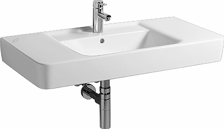 85091 Подвесная раковина настенная прямоугольная IFO  белая  - Вид №1