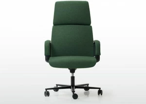 Quinti Sedute Кресло для руководителя из ткани с 5 спицами на колесиках Charles