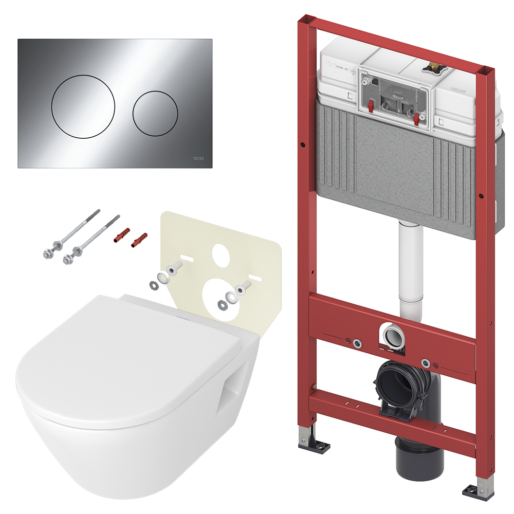 K440921.WCD Комплекты из инсталляций, панелей смыва и унитазов Duravit D-Neo Tece 