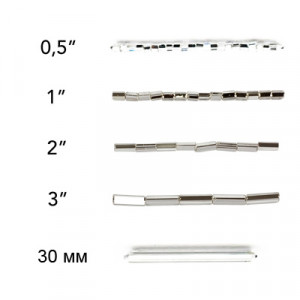 351-22001 Бисер Чехия BUGLES 1.6 мм 0,5 50 г PRECIOSA