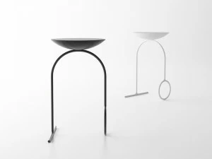 Viccarbe Круглый журнальный столик из металла Viccarte