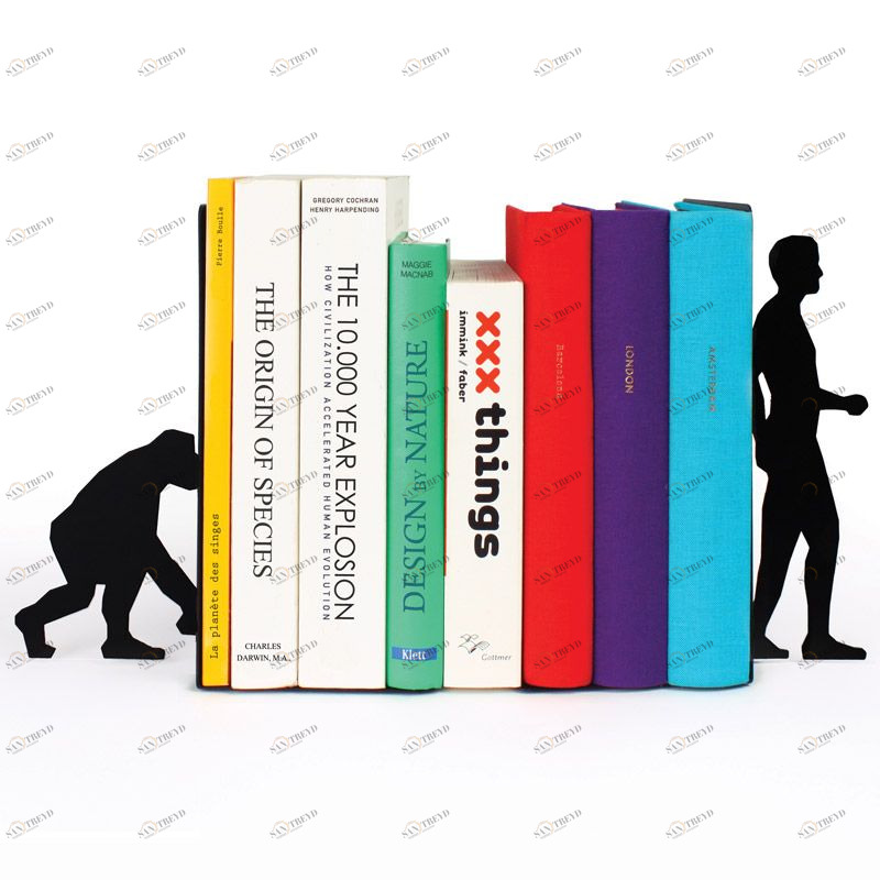 Ограничитель для книг Evolution черный Doiy DHBEEVO