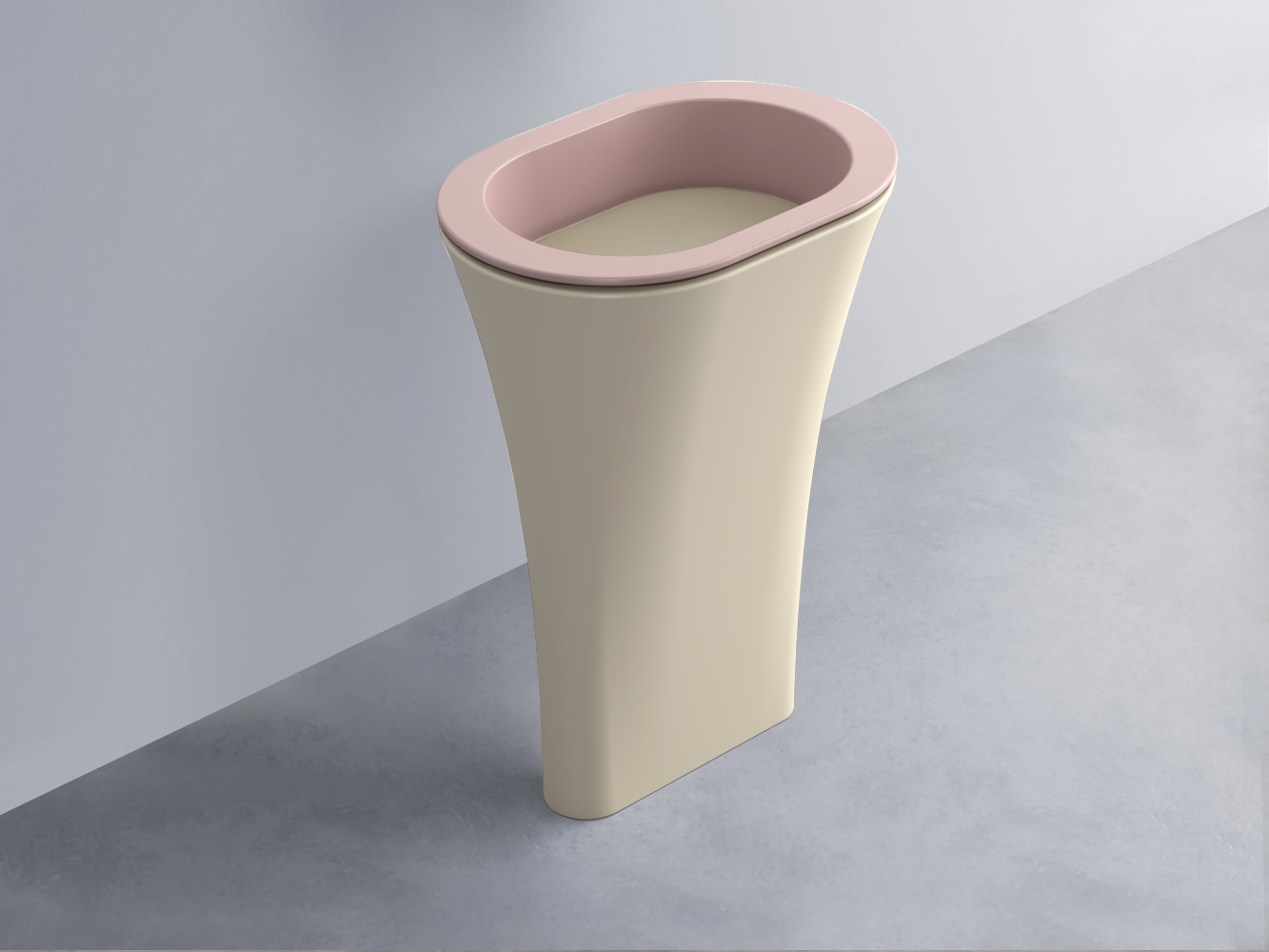 AMLA65-CP+AMPILO-AV+AMCOLO-LN Раковина Amedeo Ovale отдельностоящая cielo Enjoy + Amedeo Ceramica Cielo