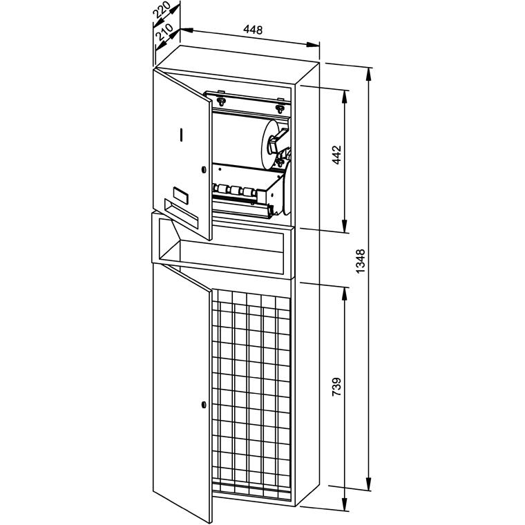 722976 Комбинированный трансформатор для бумажных рулонов с питанием/отходами WP5455 WAGNER_EWAR A-LINE Wagner Ewar  - Вид №1