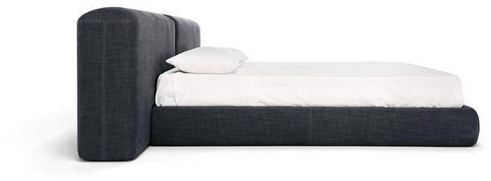 AMURA Двуспальная кровать из ткани с мягким изголовьем Lapis Am073.365 - Вид №4