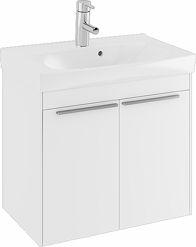 47386 Комплект мебели IFO Sense, с двумя дверцами, компактный, Ш = 900 мм, Ш1 = 922 мм, белый 