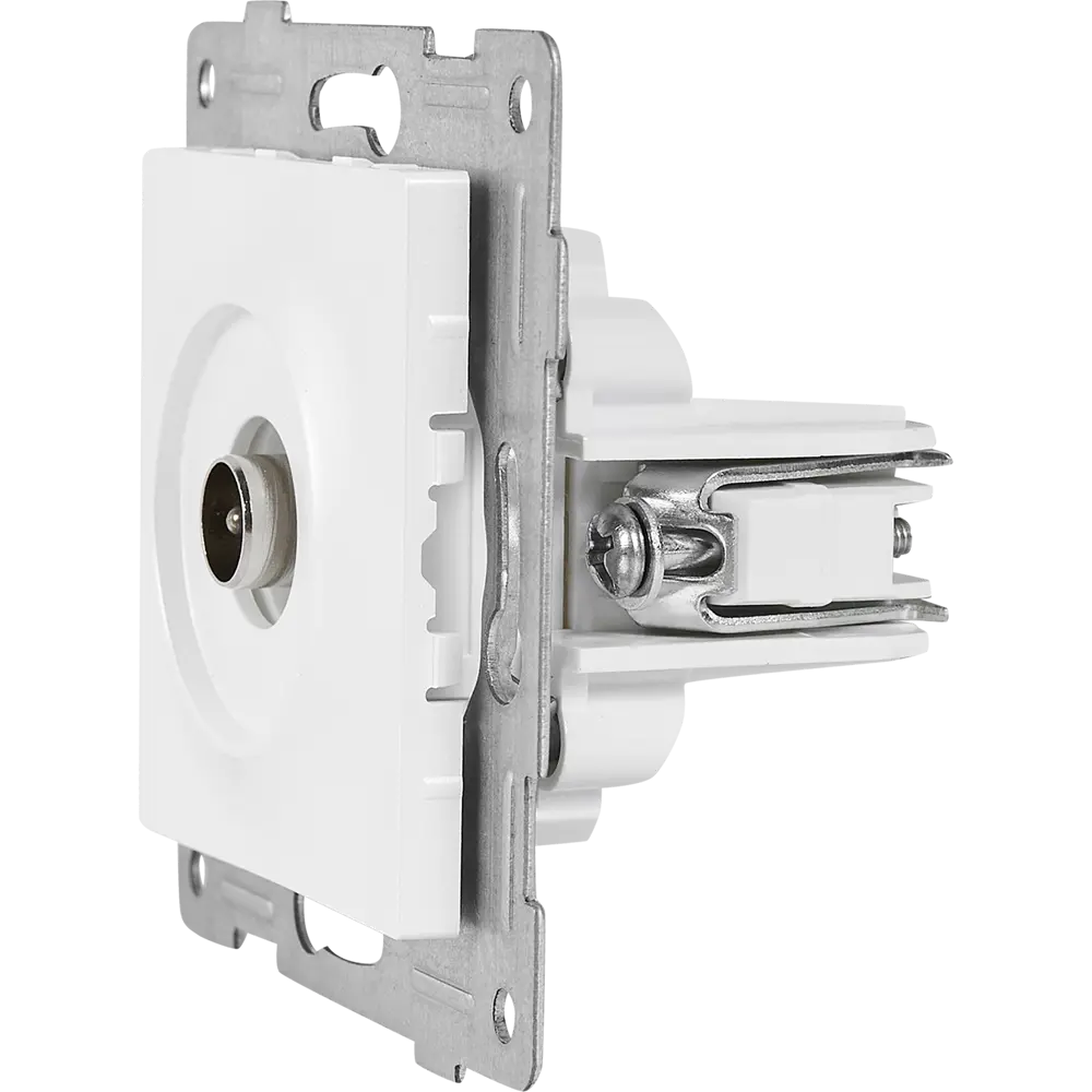 Розетка антенная встраиваемая Gusi Electric без заземления цвет жемчуг Ugra STLM-2091287 - Вид №4