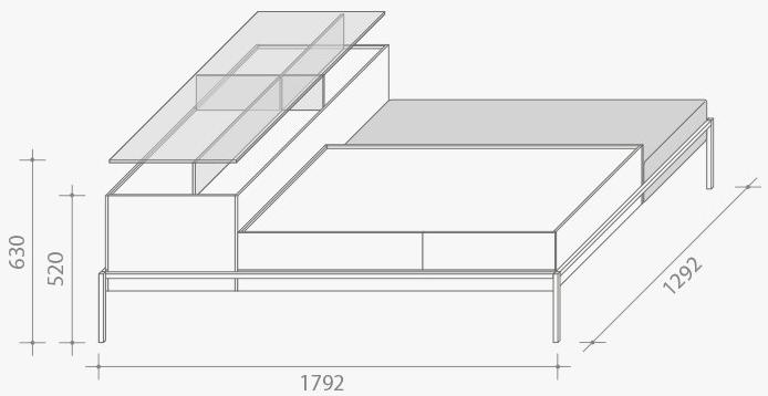 Lema Модульная скамья-контейнер из кожи sun-id-1370341 - Вид №7