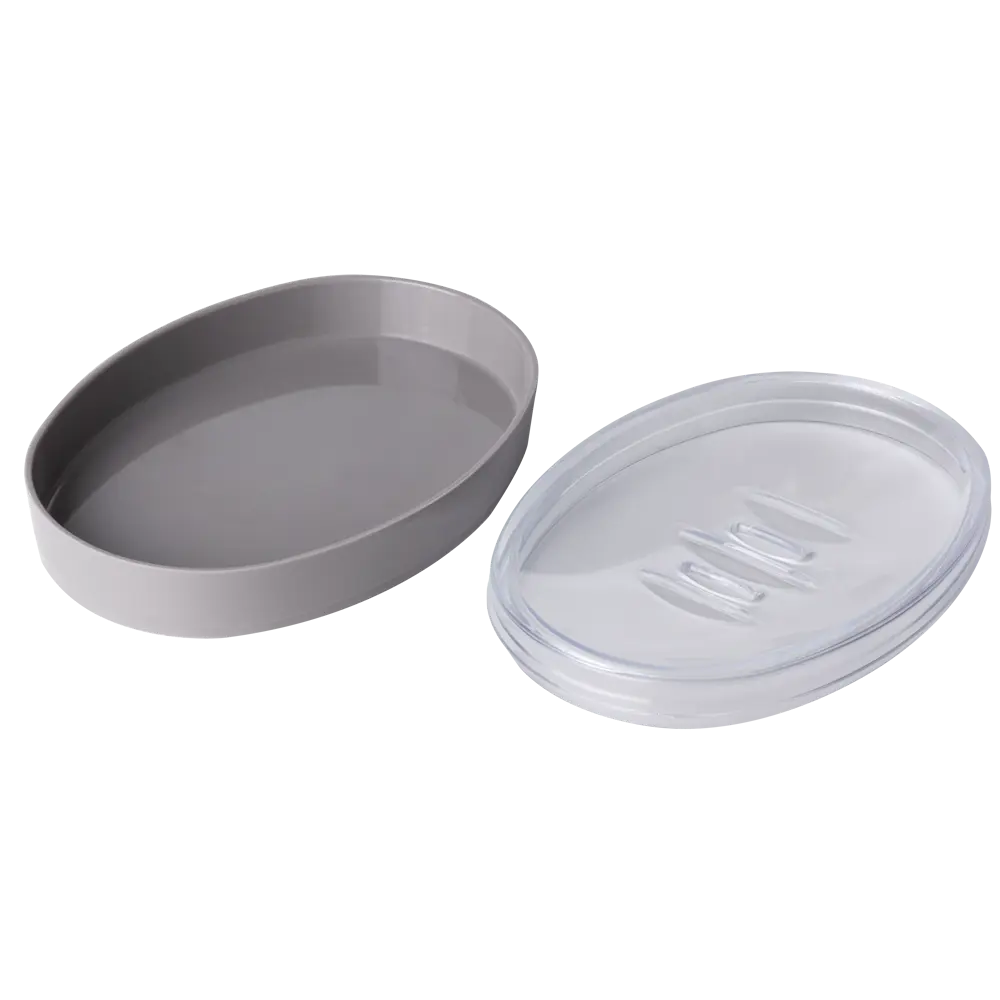 Мыльница BEROSSI Joli — элегантный аксессуар для ванной в дымчато-сером цвете 89377121 STLM-1418973 - Вид №1