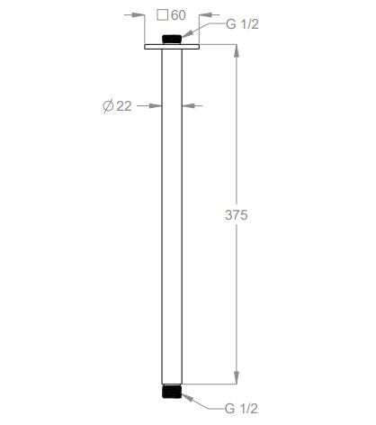 Потолочный душ Fir Italia насадки для душа ARCH-00040479 - Вид №1
