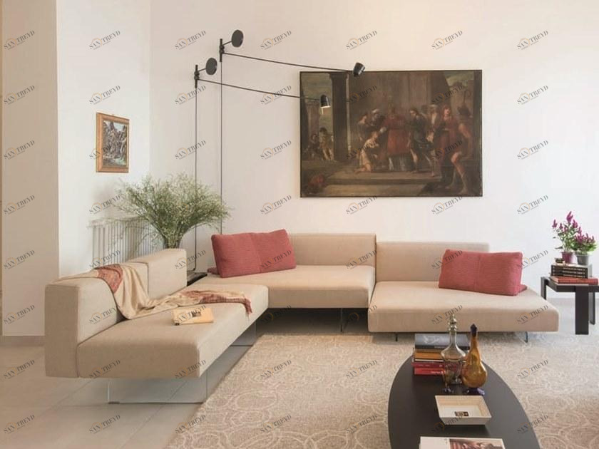 Lago Модульный угловой диван из ткани Air sun-id-1394973