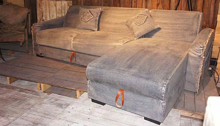 001532 Диван кровать Chaiselongue Contradiction Jeans Santreyd