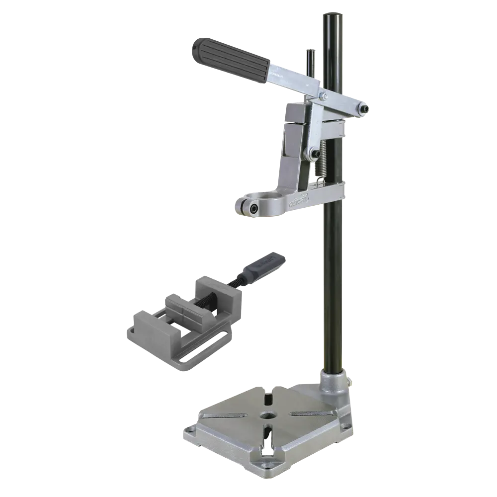 Стойка для дрели Wolfcraft 3406301 с круглой колонной и тисками STLM-2084082