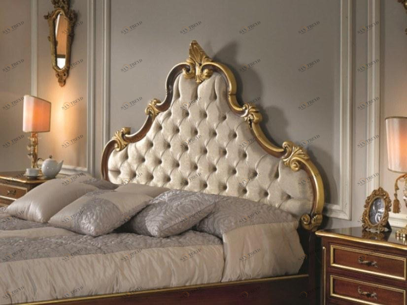 SCAPPINI & C Изголовье кровати с обивкой из ткани для двуспальной кровати 35th anniversary 2090