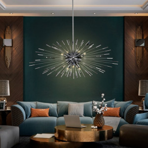 084424 Подвесной светильник 9L хром Schuller Evasion