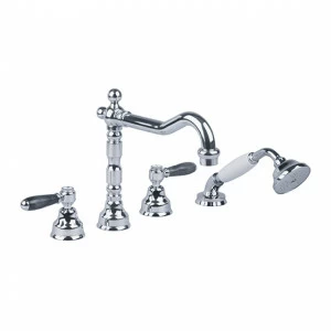 Смеситель для ванны на 4 отверстия ½“, монтаж на борт ванны JOERGER Delphi