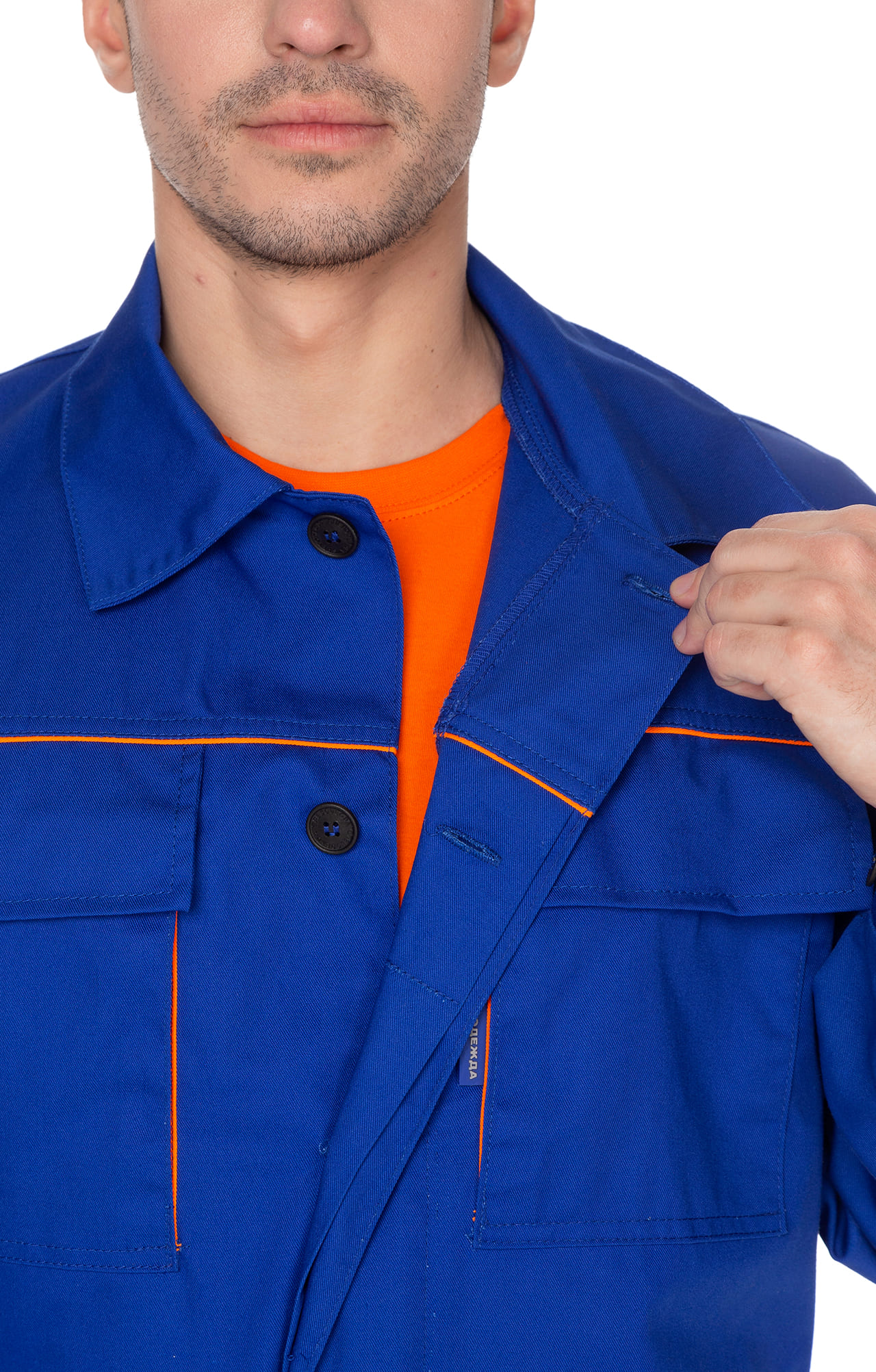 65484 Костюм "Эксперт-2" василек  Летняя спецодежда  размер 60-62/170-176  - Вид №15