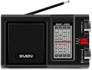 SV-017149 Ас srp-450, черный (3 вт, fm/am/sw) Sven