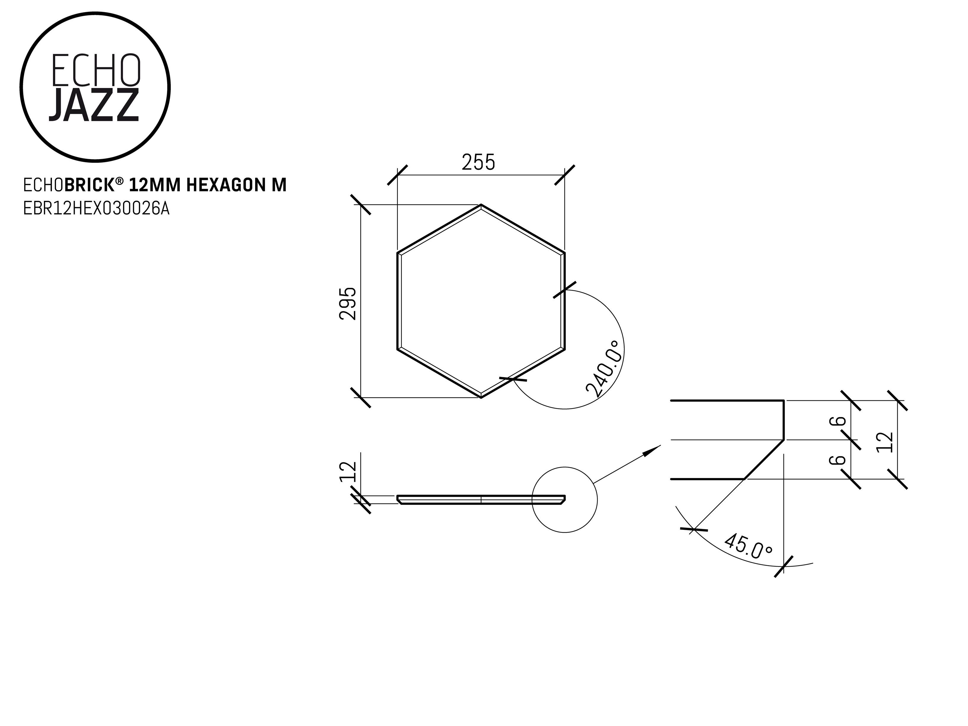 ПЭТ акустическая панель ECHOJAZZ ECHOBRICK® ARCH-00149755 - Вид №15