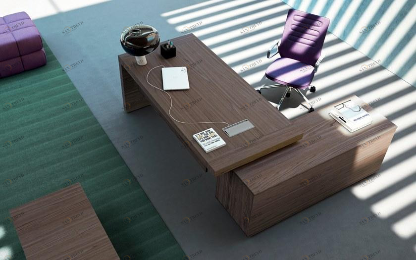 Martex Угловой стол из дерева Kyolight sun-id-1395396