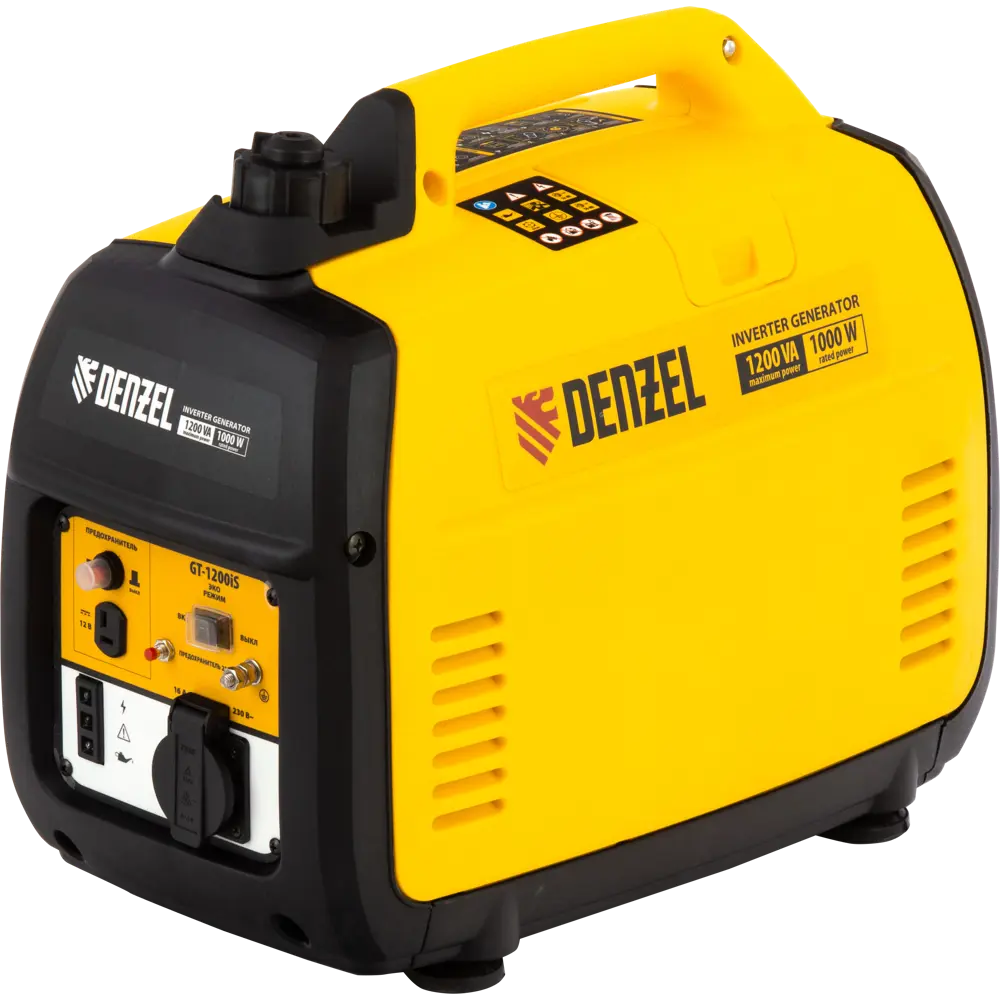 Генератор инверторный Denzel GT-1200iS, 1.2 кВт STLM-2185797