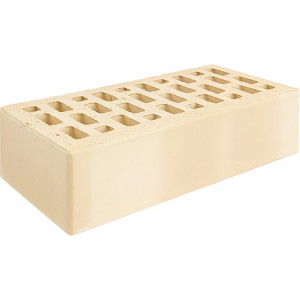 82933787 Кирпич облицовочный слоновая кость 250х120х65 мм 1 НФ