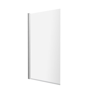 Ширма на ванну Sensea Essential поворотная 80x140 см прозрачное стекло профиль хром