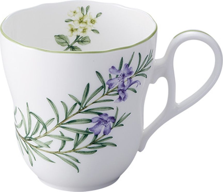 10613854 Noritake Кружка Noritake "Английские травы" 375мл Фарфор костяной 