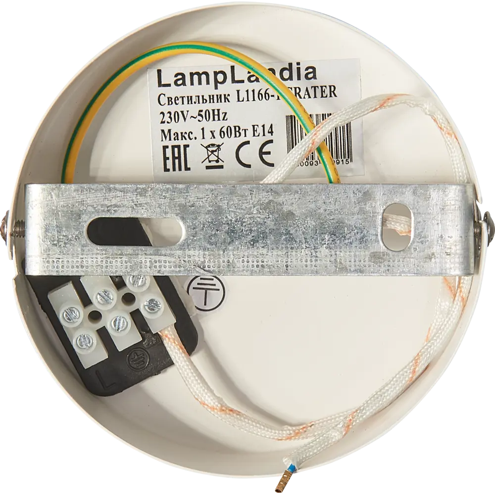 Спот поворотный Crater L1166-1, 1 лампа, 3 м², цвет белый LAMPLANDIA STLM-2015630 - Вид №4