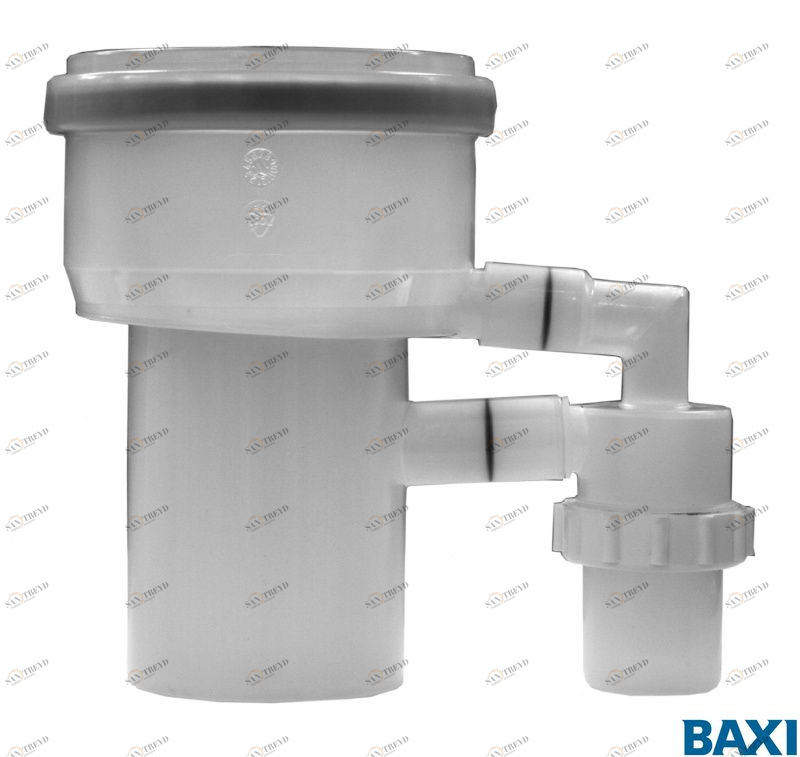 7106820- Присоединит. патрубок полипропиленовый диам. 110/80 мм с конденсатоотводчиком, HT. (7106820-) BAXI 