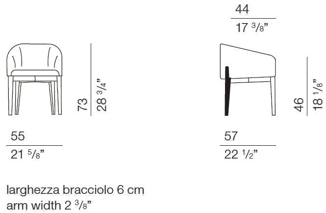 Bodema Мягкое кожаное кресло с подлокотниками  Peg000  - Вид №6