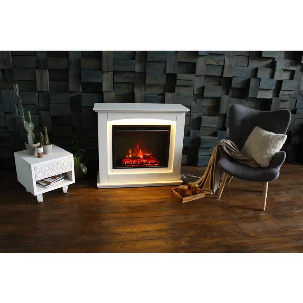 Обрамление для электрического камина Canada 25.5 WT с подсветкой 82811818 STLM-2025884 REALFLAME  - Вид №10