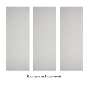 92050786 Панель МДФ Rukus Белая белый 2440x910x3мм 2.22м² 3шт STLM-1350994