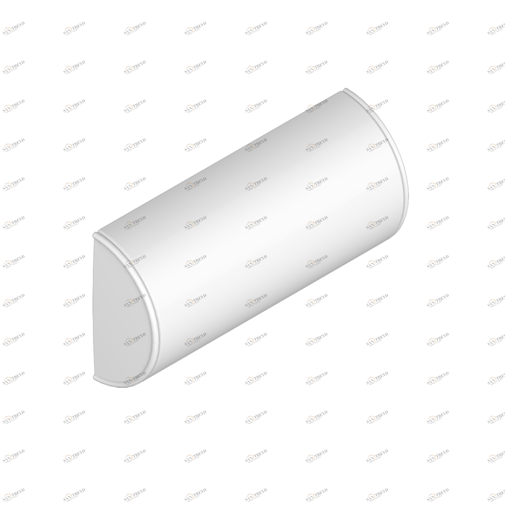 B16-P103 Цилиндрический подголовник 1/2 13 см x 26 см, белый Thg-paris Аксессуары Без отделки 