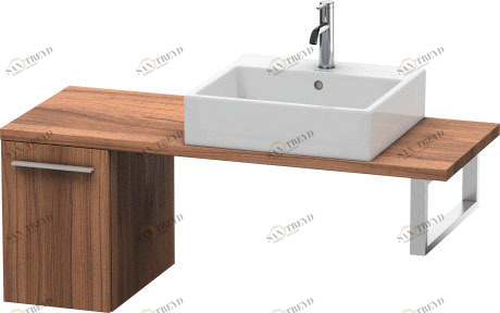 XL542007979 X-Large Шкафчик для компактной консоли Орех натуральный, декор Duravit