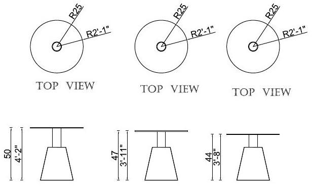 ENNE Круглый стеклянный журнальный столик sun-id-1495774 - Вид №4