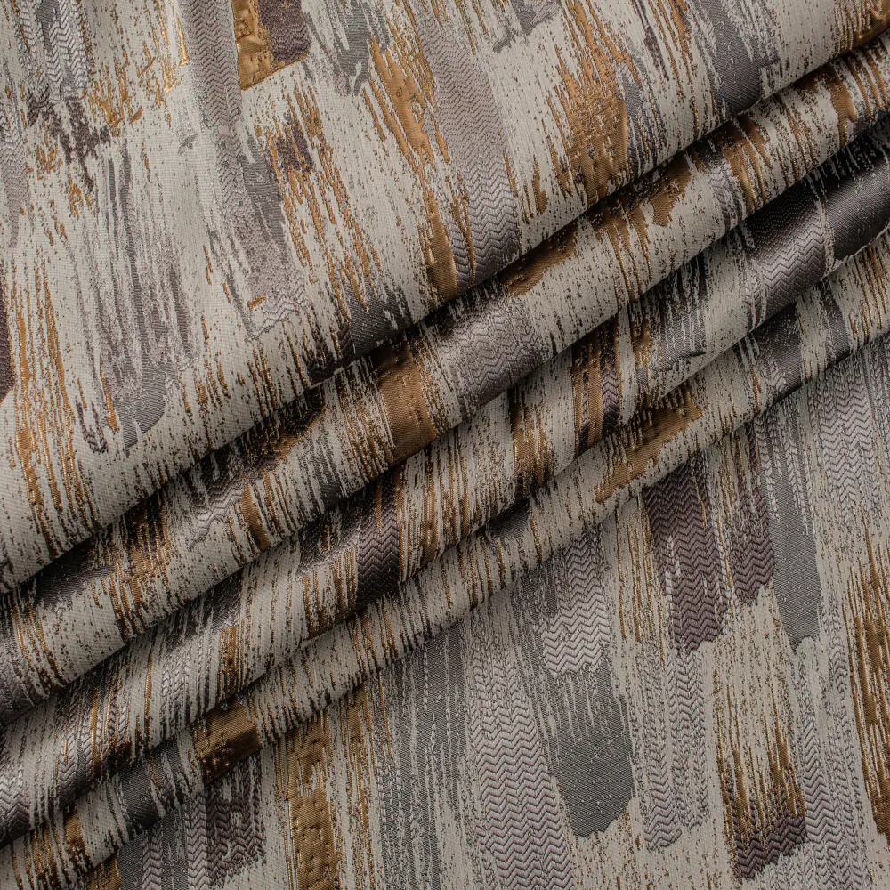 Штора на ленте Inspire Voi 140x260 см цвет бежево-коричневый STLM-2089092 - Вид №2