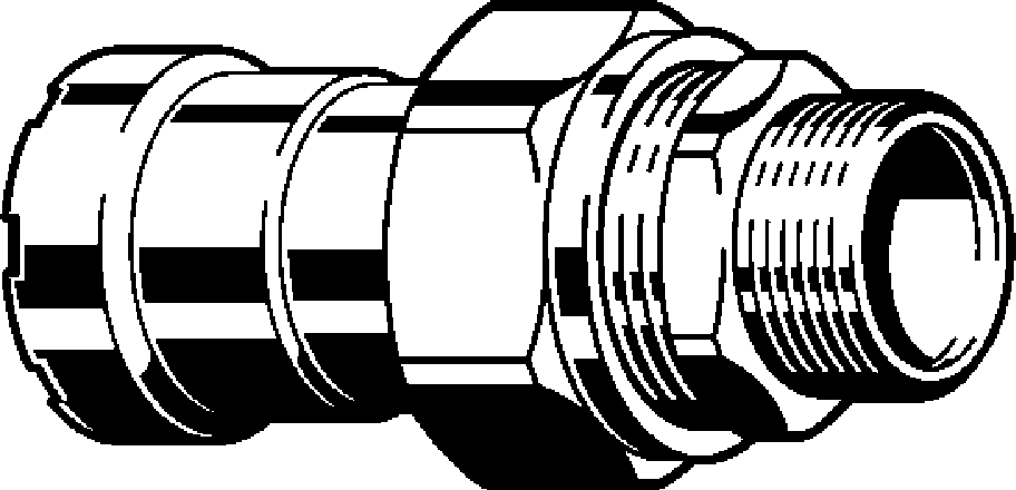 Viega Соединительный элемент резьбовой разъемный Megapress 4265 (718909) 718 909 - Вид №1