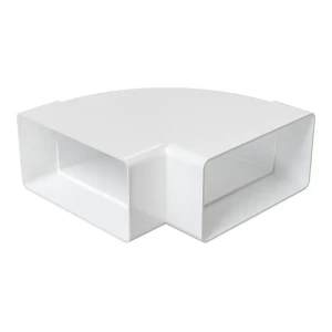 Колено горизонтальное Fonet 55x110 мм 90 градусов пластик