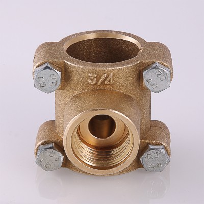 VTr.755.G.0504 Ремонтная обойма-тройник Valtec 3/4" х 1/2" х 3/4"  - Вид №2