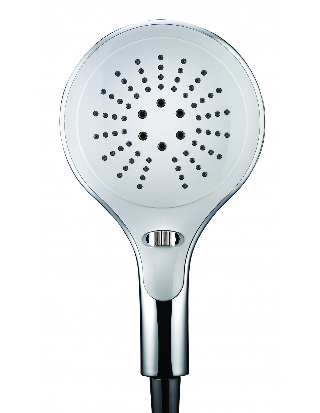 920900 000 00  Душевая лейка Inouie Plus, 3 струи, большой диаметр струи, система защиты от известкового налета, хром и серый Valentin Хром 