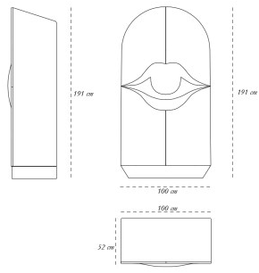 Scarlet Splendour Комод из латуни Lulu sun-id-1447559 - Вид №9